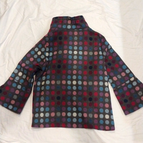 Damee Jackets & Blazers - polkadot wool/poly blend jacket XL
